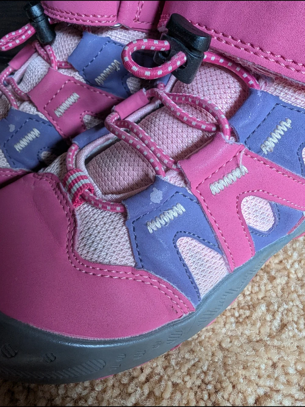 Mishansha Pink and Purple Hiking Shoes/Boots EU31 13Y